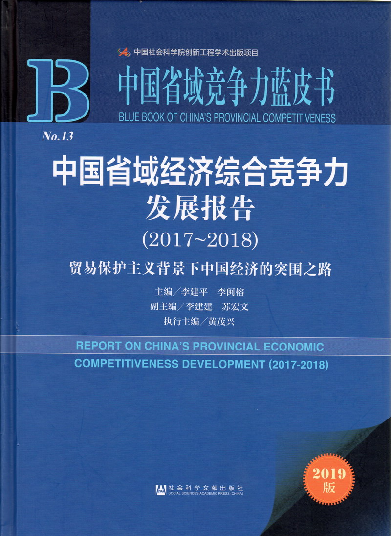 JK美女被插视频中国省域经济综合竞争力发展报告（2017-2018）